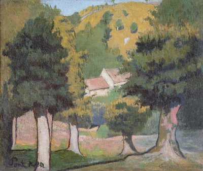 Landschaft bei Pont-Aven von Emile Bernard